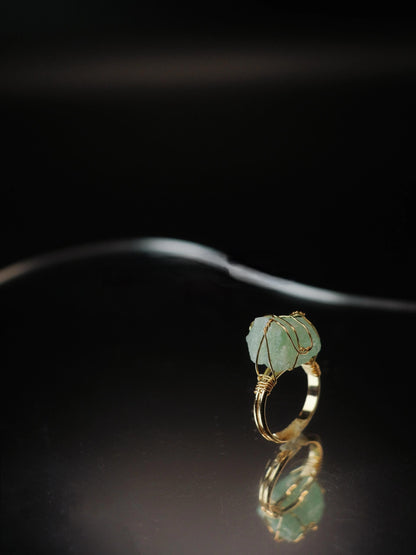 Handmade Natural Crystal Ring