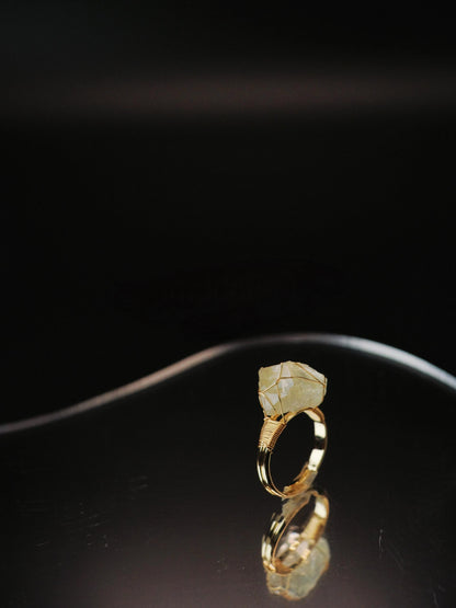 Handmade Natural Crystal Ring