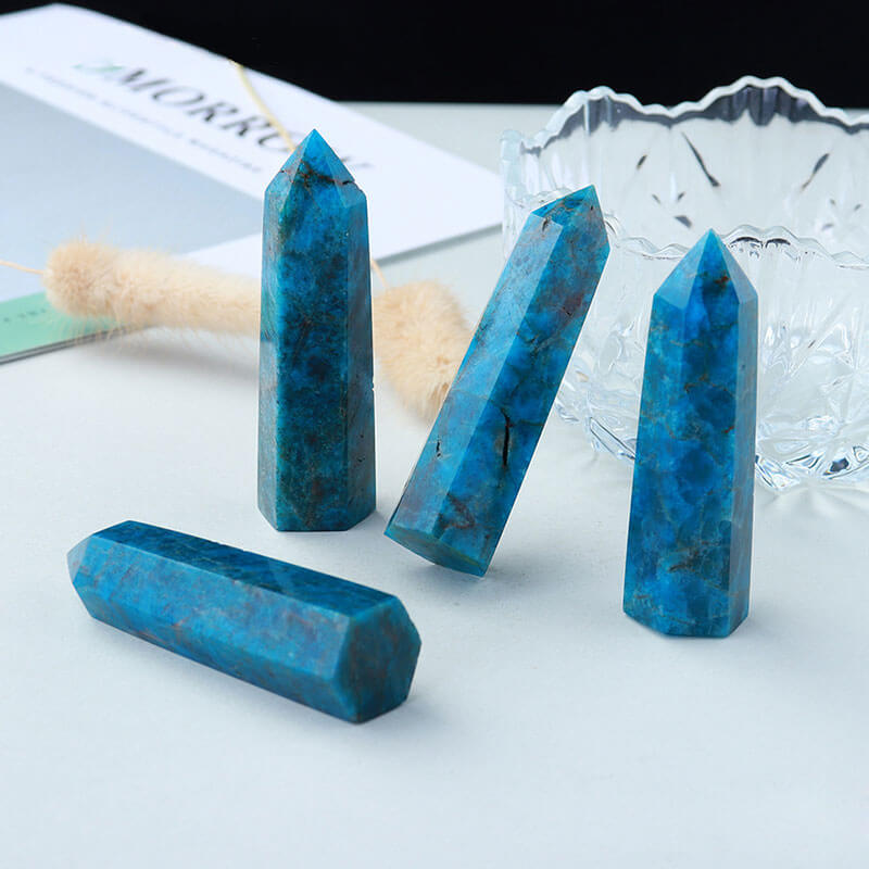 Natural Blue Apatite Raw Stone