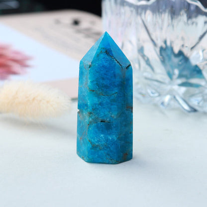 Natural Blue Apatite Raw Stone