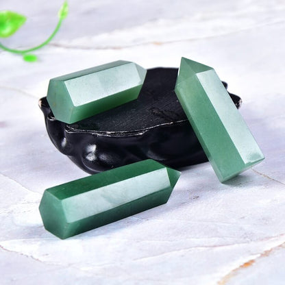 Green Aventurine Tower Point Stone Quartz