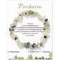 Prehnite Irregular Gravel Crystal Bracelet