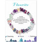 Flucite Irregular Gravel Crystal Bracelet