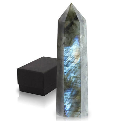 Labradorite Tower Healing Crystal Wand