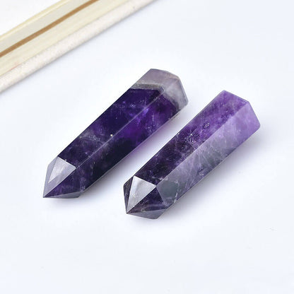 Natural Purple Amethyst Tower Point