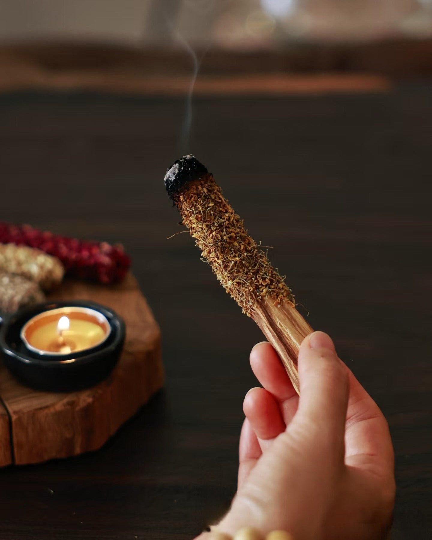 Palo santo lollipop