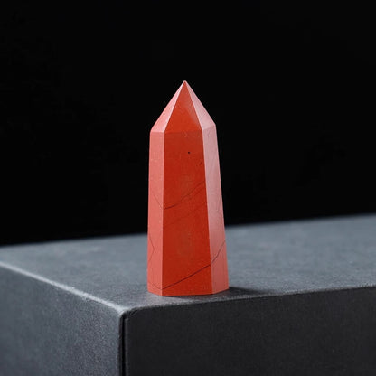 Red Jasper Point Tower Crystal