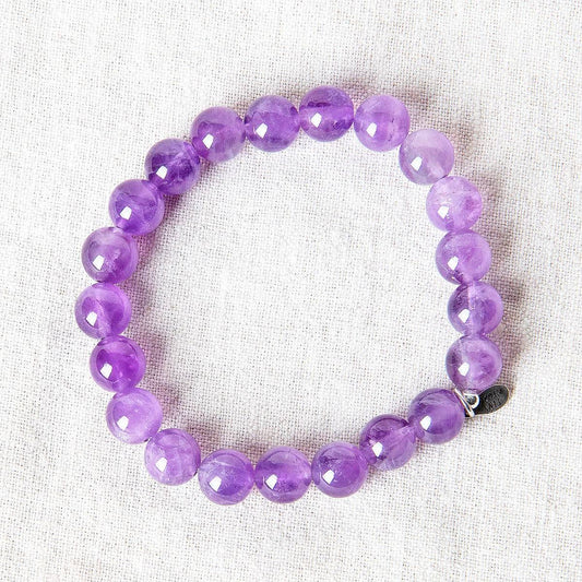 Amethyst Energy Bracelet 8mm