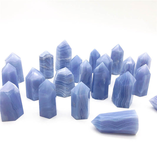 Blue Lace Agate Tower Point