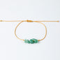 Green Aventurine Crystal Bracelet Irregular Chips Handmade String