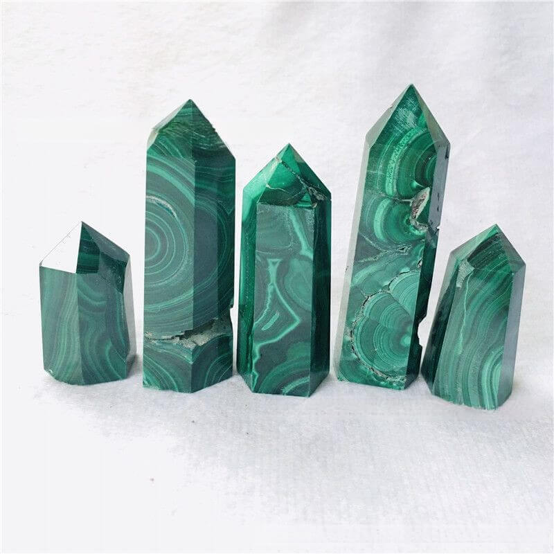 Malachite Tower Point Healing Stones