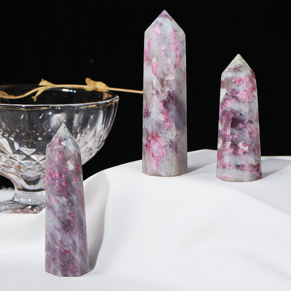 Plum Tourmaline Tower Crystal