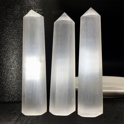 Selenite Tower Large Raw Crystal Bulk