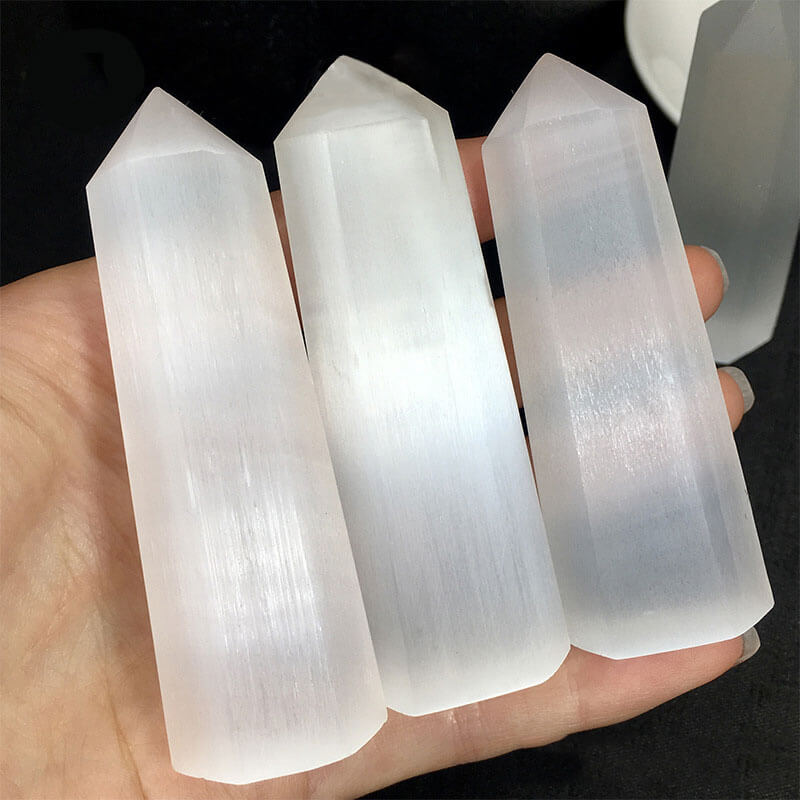 Selenite Tower Large Raw Crystal Bulk